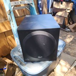 Polk 8 inch sub/black