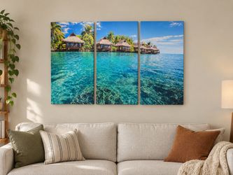Tropical Wall Art - 3 Panels