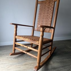 QUINTESSENTIAL rocking chair - Kennedy Rocker - caning - oak - Carolina Rocker - delivery available