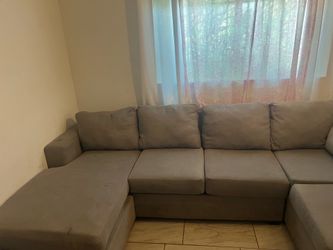 Grey sectional