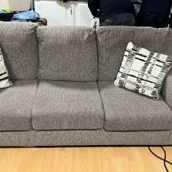 Gray Sofa Couch For Sale Good Used Condition
