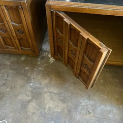 2 Decorative Cabinets For Sale 