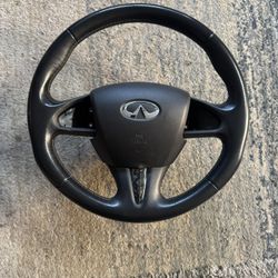 Stock 2015 Infiniti Q50 Steering Wheel