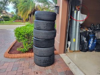 Lot Of 6 Good Used Tires