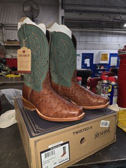 Ostrich Boots Twisted X 13 EE