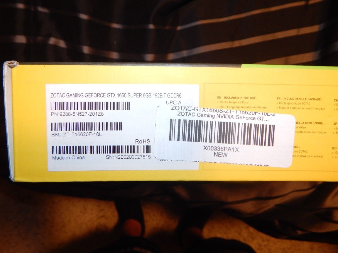 Zotac Gaming 1660 Super