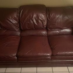 2 Leather Couches