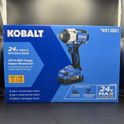 KOBALT 24V MAX 1/2” Impact Wrench