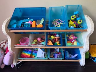 Toy Storage Organizer with Bins