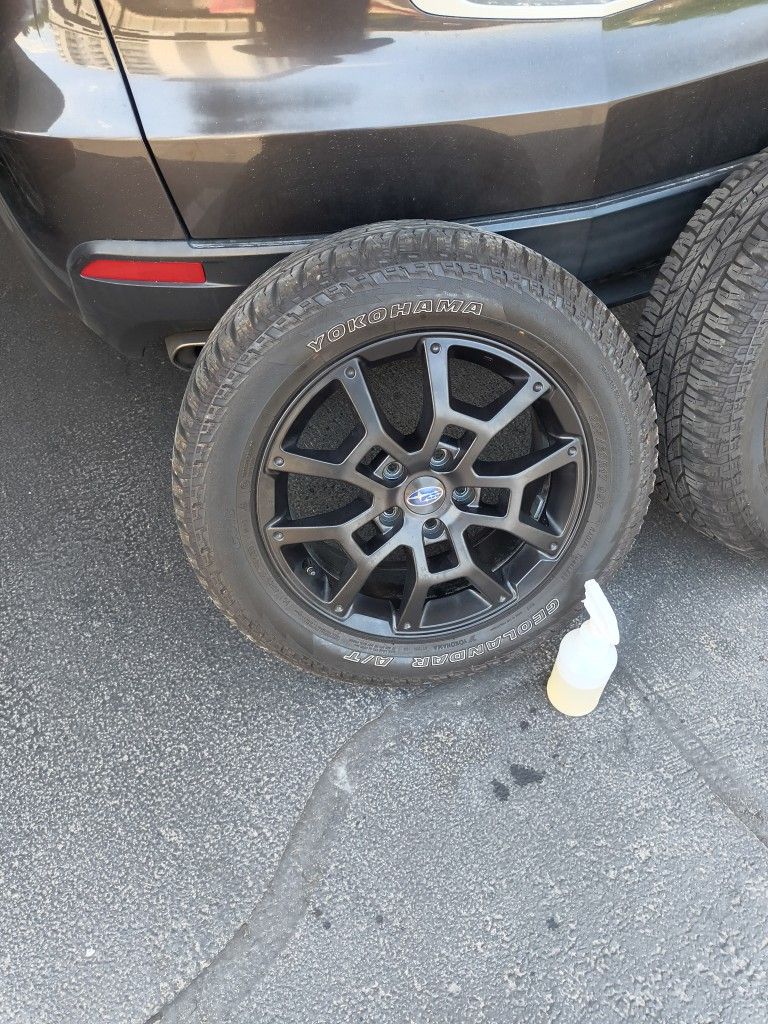 2024 Subaru Wheels With Yokohama Tires 17 Inch