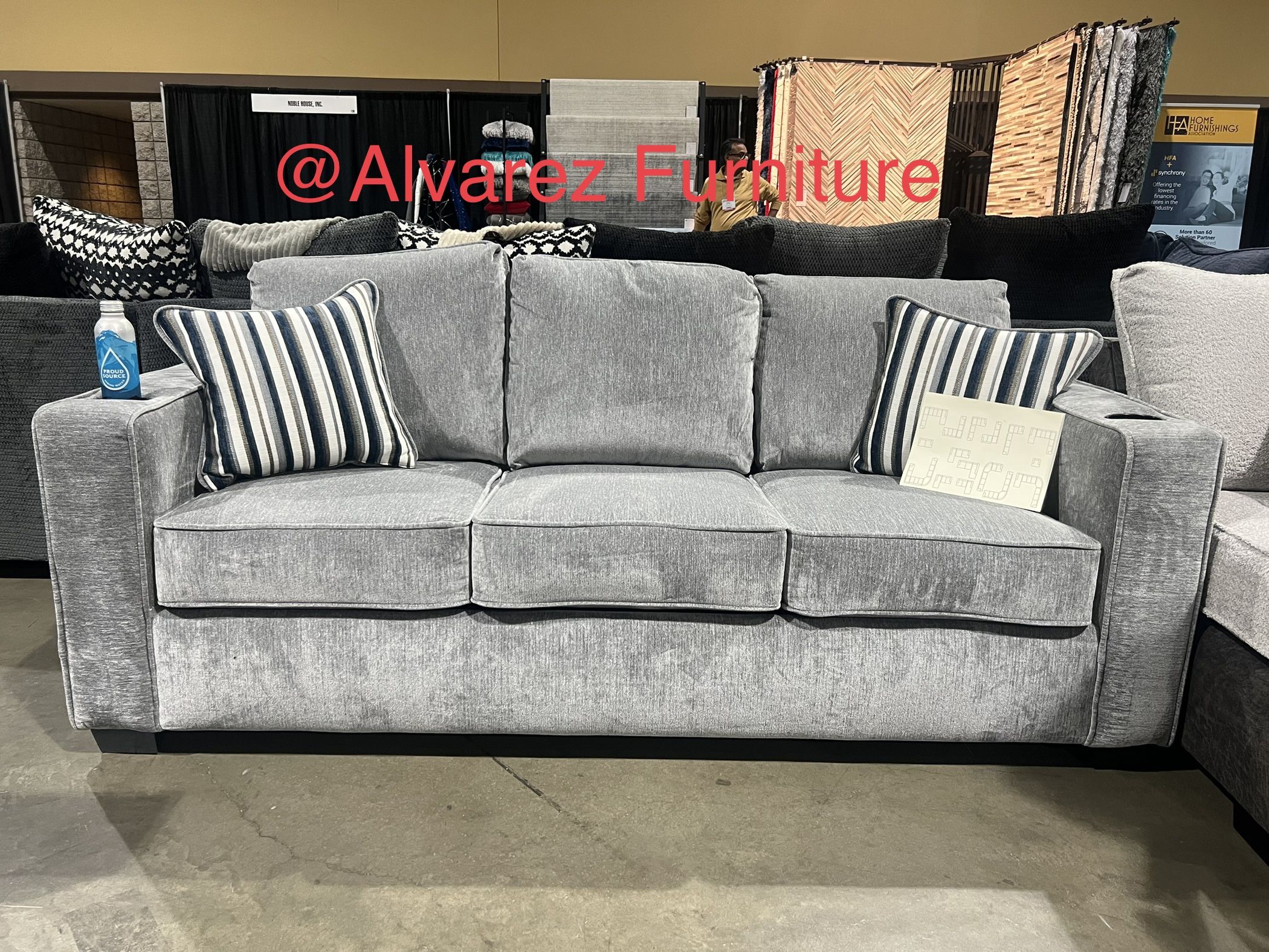 Pullout Sofa Bed With Queen Size Memory Foam Mattress Home & Garden