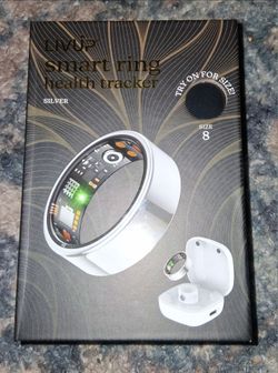 LivUp Smart Ring, Silver, Size 8