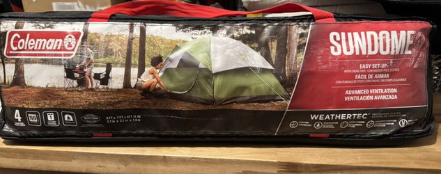 Coleman Sundome Camping Tent – NEW 2 / 3 / 4 / 6 person tents