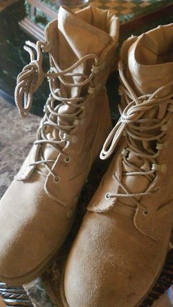 Military purchased boots