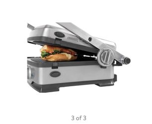 Frigidaire Professional 5-in-1 Reversable Plates Grill/Griddle, Stainless Steel