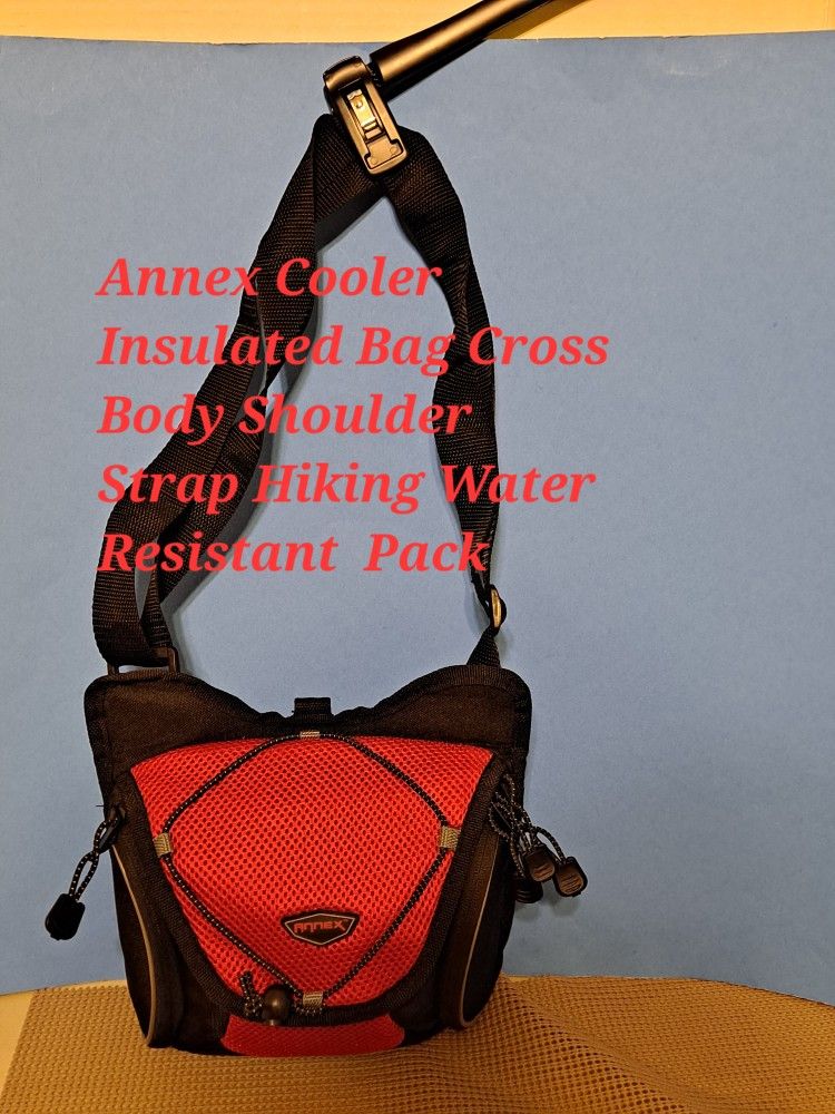 Annex Cooler Insulated Bag Cross Body Shoulder Strap Hiking Water Resistant Pack-$15.00