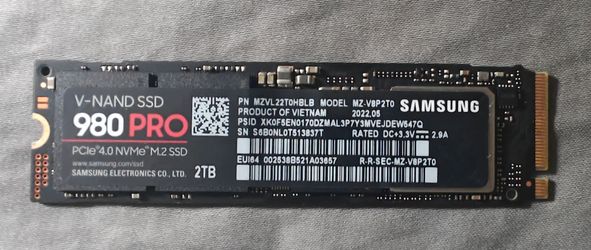 Samsung 980 Pro 2TB SSD
