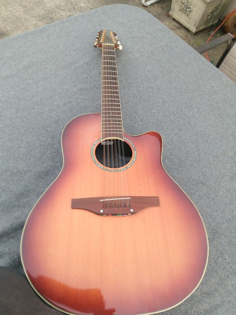 Ovation 12 String Acoustic Guitar 