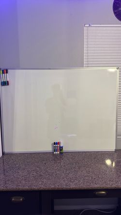 Large Whiteboard with Aluminum Frame