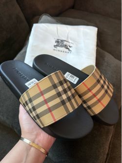 Burberry slides