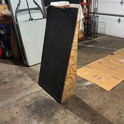 Skate Boarding Wooden Ramp