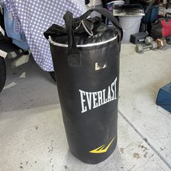 EVERLAST Punching Bag With Rack