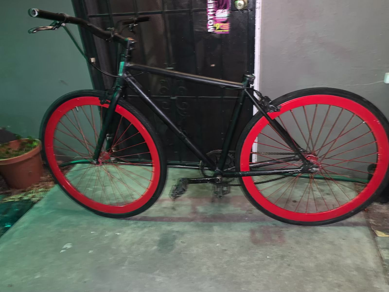 Black And Red Fixie