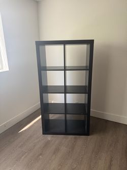 Kallax cube shelf, black 2x4