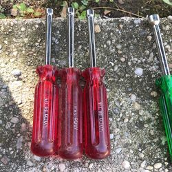  1/4 Nut Driver  $4ea