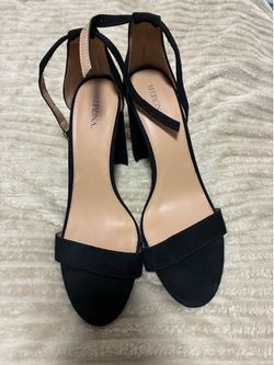 Shoes Merona Black Block Heels 👠
