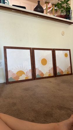 3 Peice frame decor