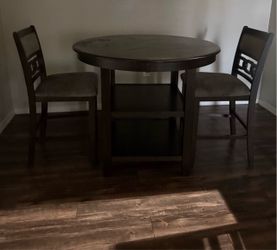 Round Counter Height Dining Table just the table