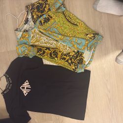 versace designer shirt and Man man short 