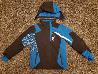 Spyder Ski Jacket  Blue Kids Size 12