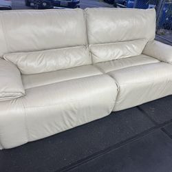 Electric Recliner Leather Sofa 