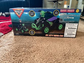 Monster Jam Grave Digger ATV Power Wheel