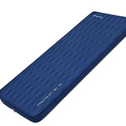 New KingCamp Navy Single 3D 3" Thick Self-Inflating Sleeping Mattress