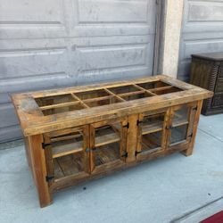Wood TV Stand