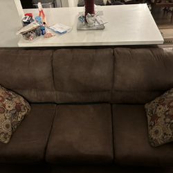 Brown Full Size Futon Couch