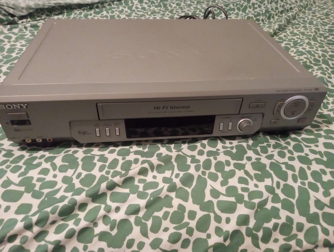 Sony Grey Vcr Vhs Player 35.00