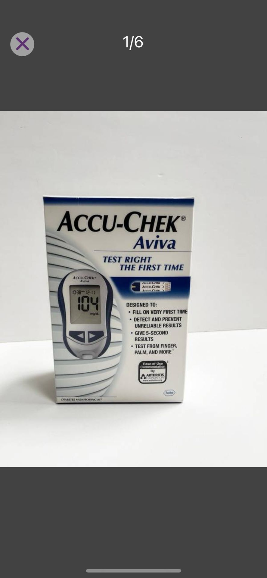 Accu-Chek Aviva Monitoring Kit SEALED