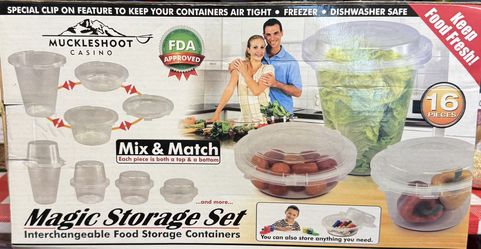 MAGIC STORAGE SET FOOD STORAGE CONTAINERS