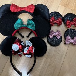 Minnie Mouse Headbands Hairclips Disney Mickey
