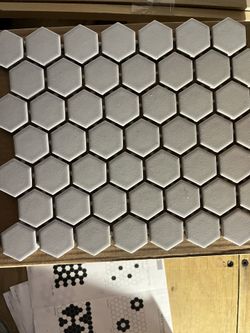 10x12 Mosaic Hex Tile