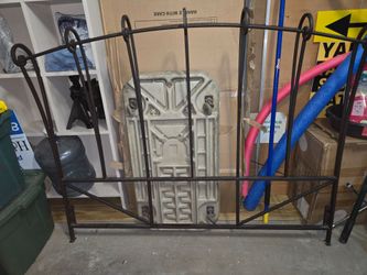 Wrought iron Queen size headboard