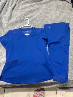 Galaxy blue scrubs