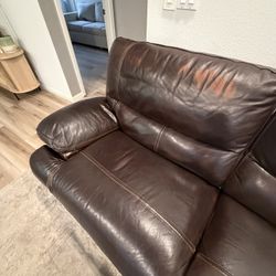 Leather Sectional 