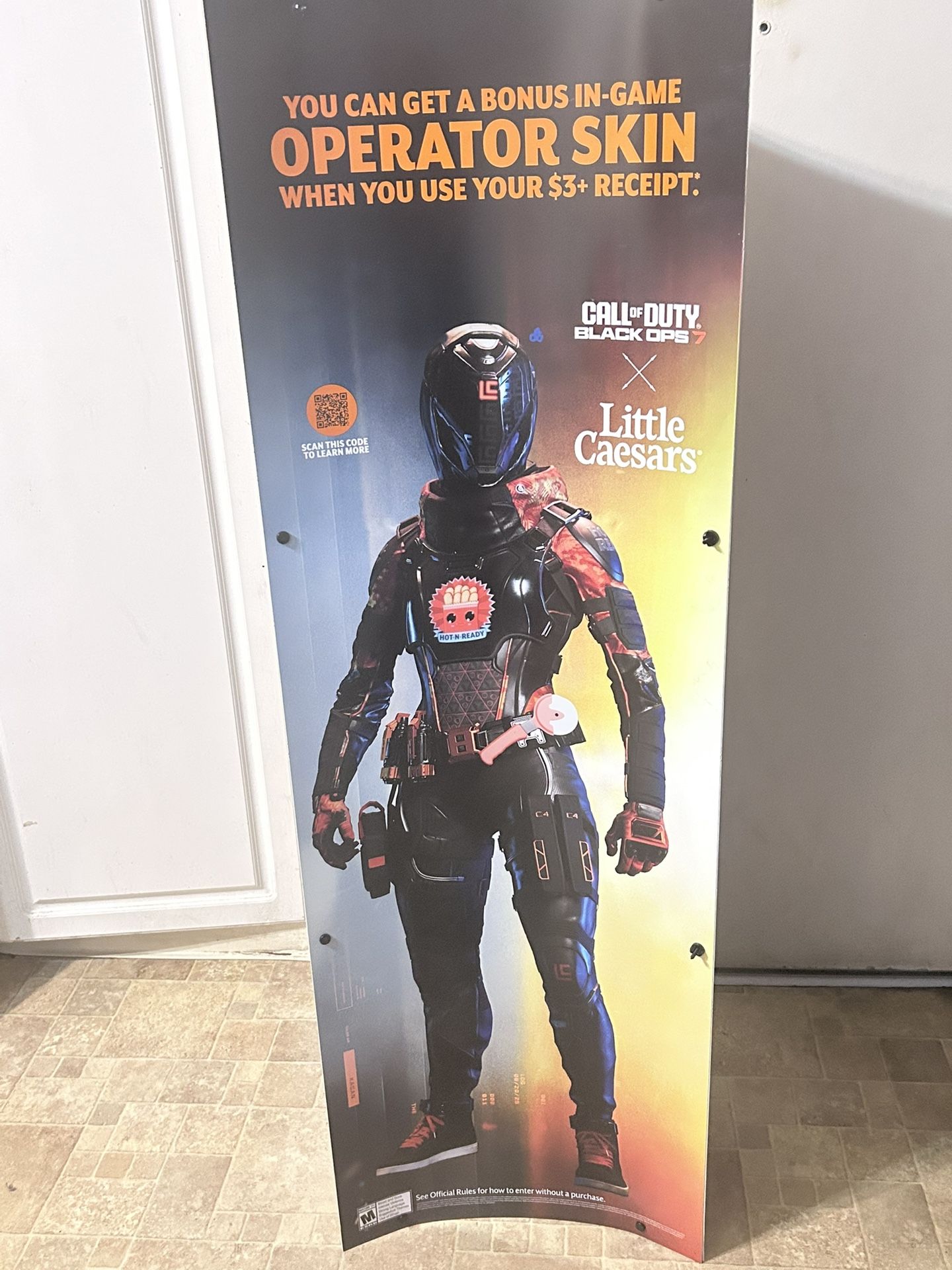 Call of Duty Little Caesars Sign