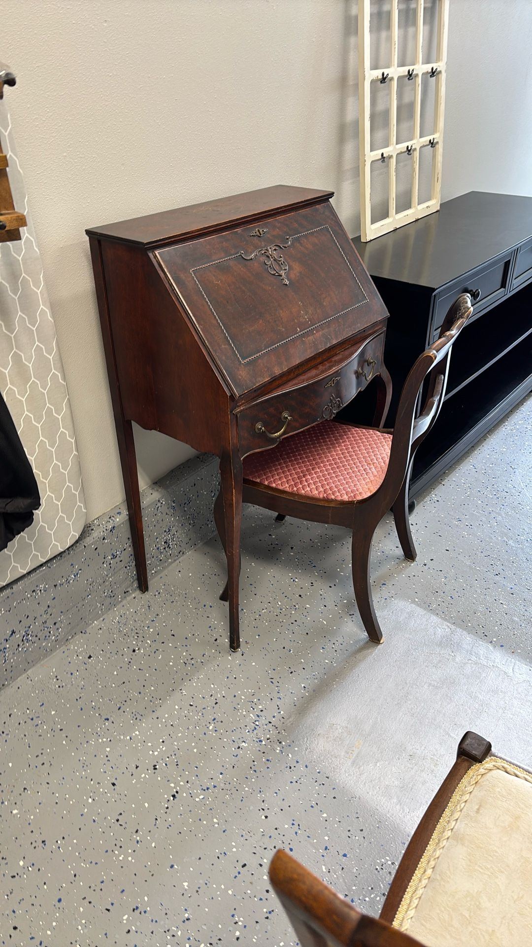 Antique Desk And Chair