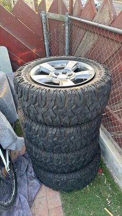 silverado rims 33s tire